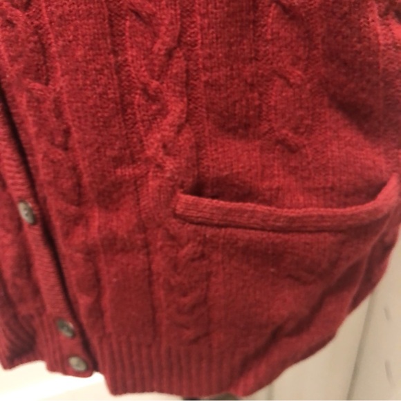 Eddie Bauer mens knitted lambs wool sweater vest size xl - Picture 5 of 6